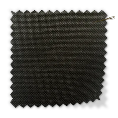Close-up of the Charcoal fabric in the Essential sunscreen roller blind range